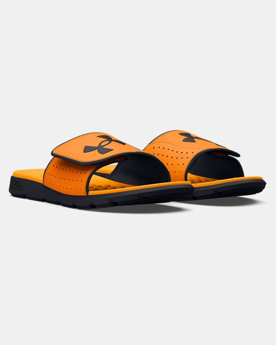 Men's UA Ignite Pro Slides in Orange image number 3